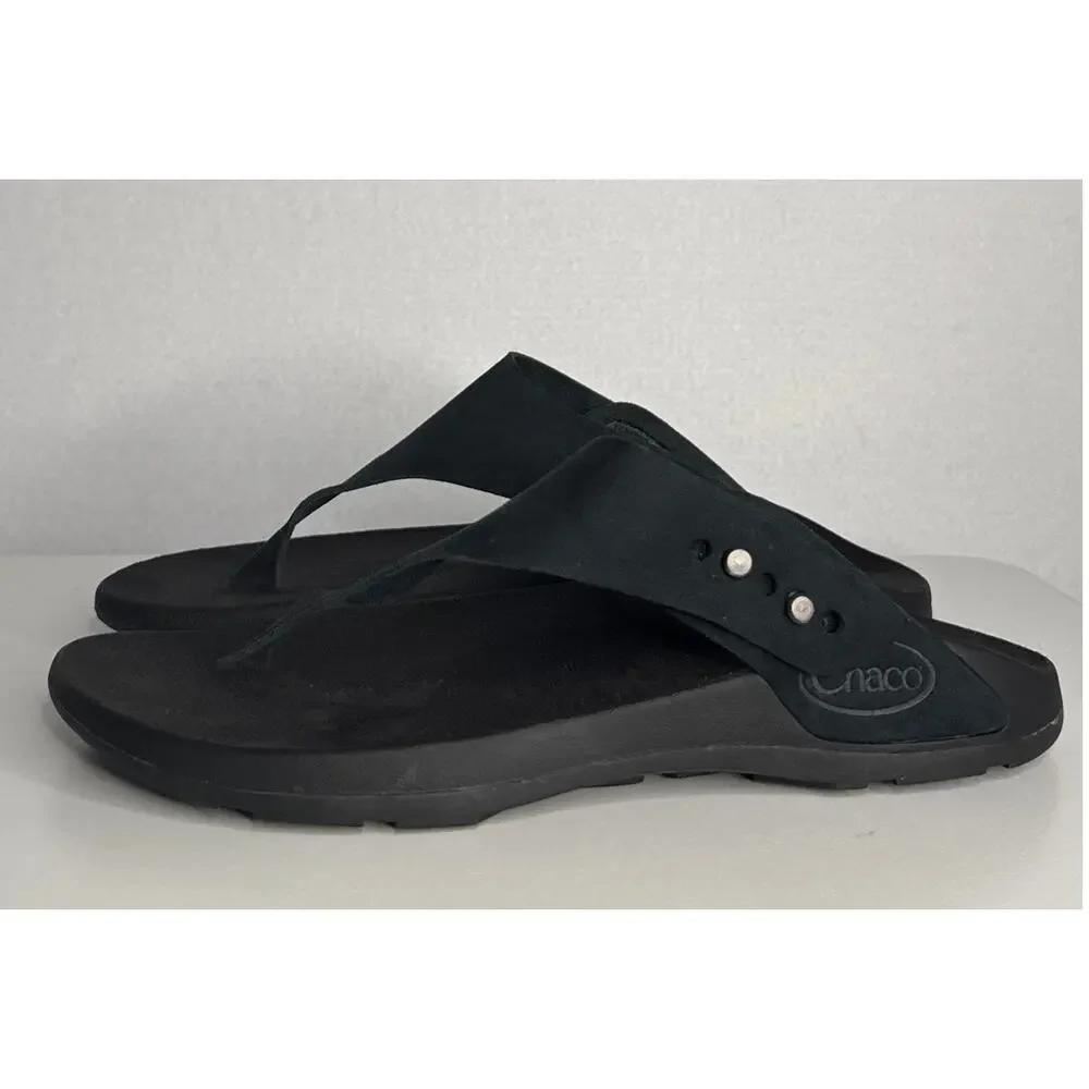 Chaco Nina Jazz Collection Sandals Black Adjustable Comfort Outdoor size 8